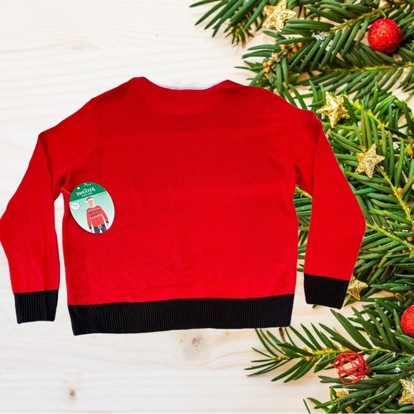 NWT Adult Unisex S/M “Never Naughty” Christmas Sweater - Picture 3 of 4
